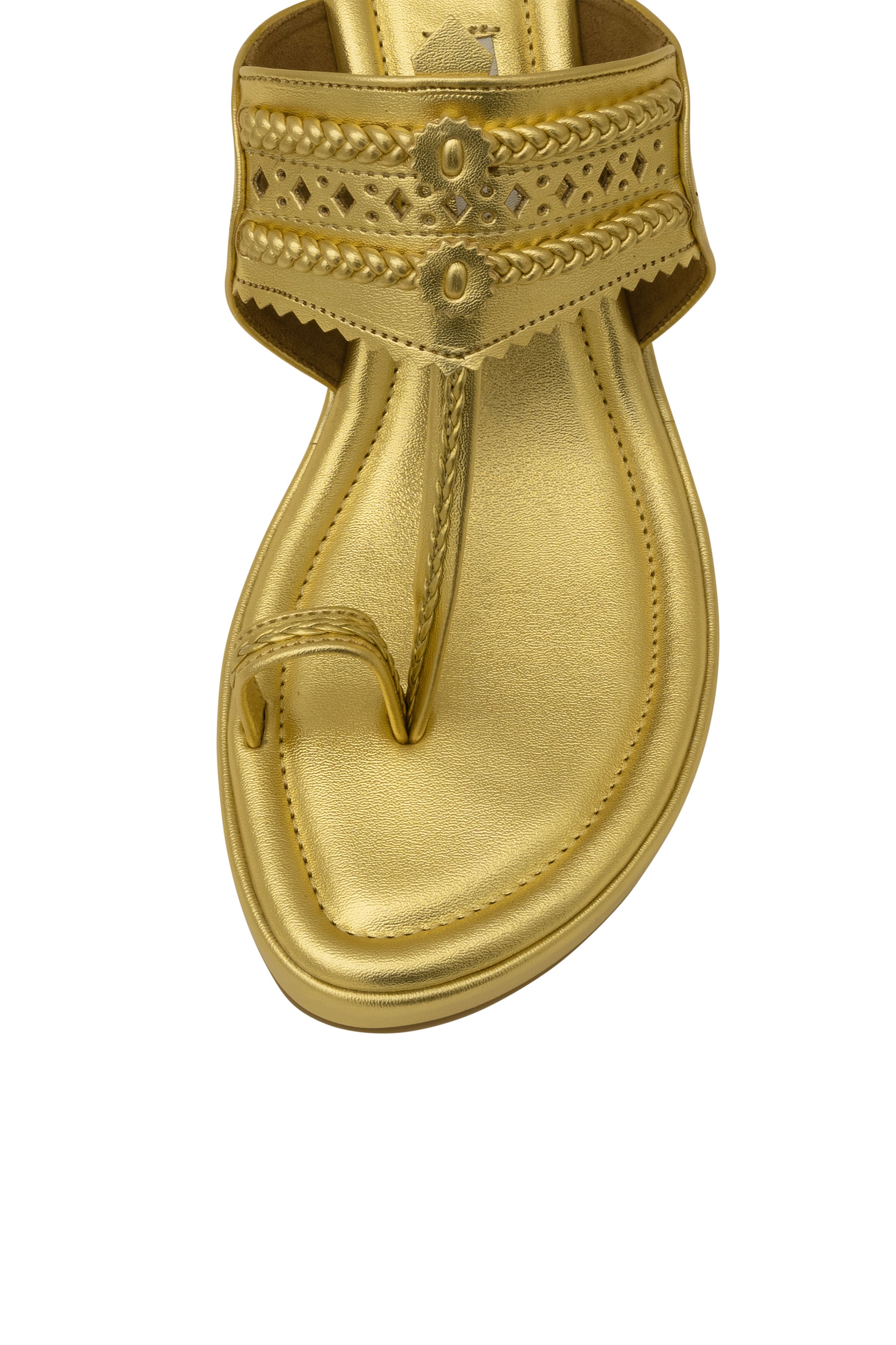 Gold Wedge Heels