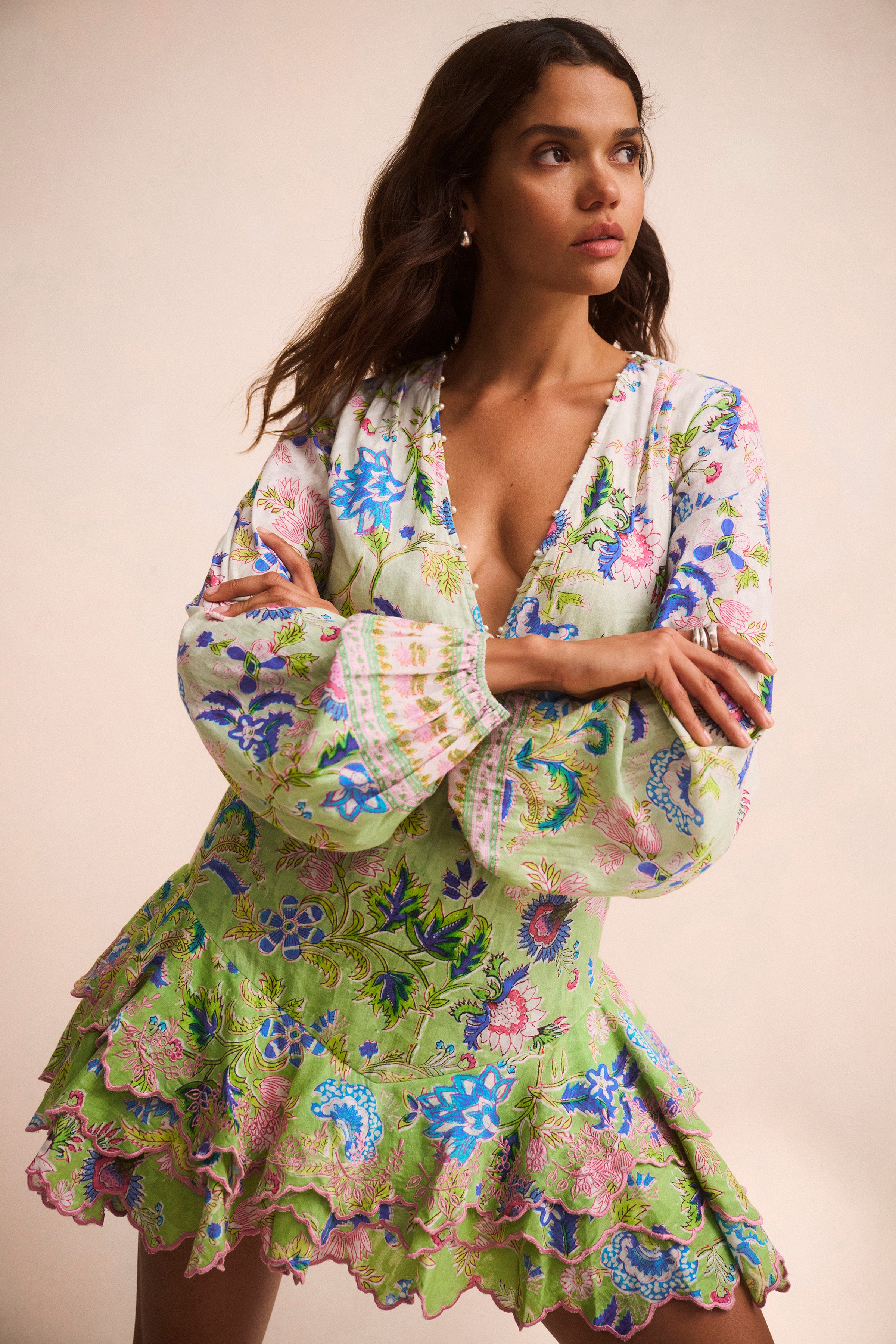 Dress Green & Off White