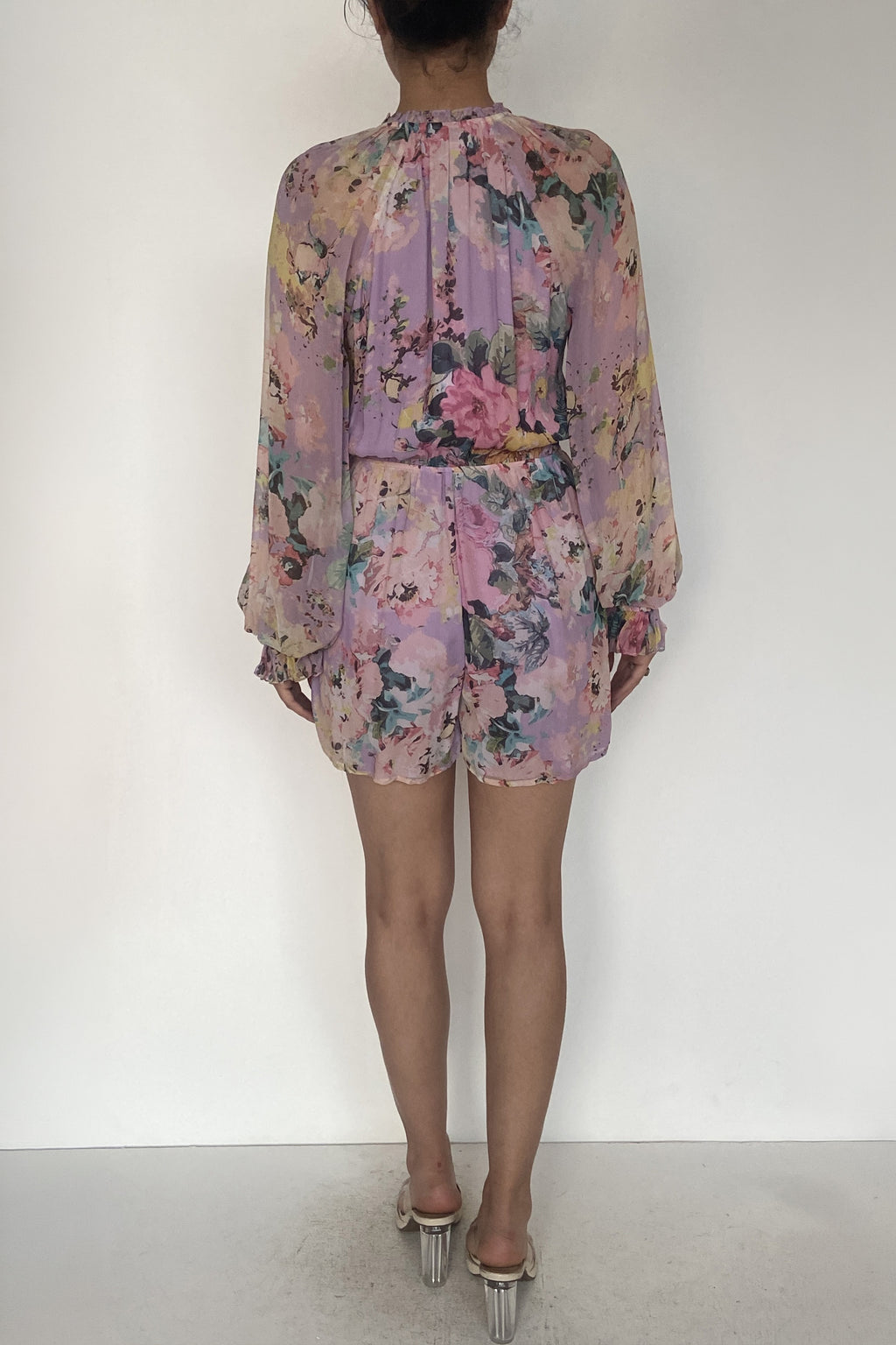 Dress Peach Print