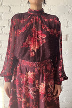 Dress Slip Red Beige