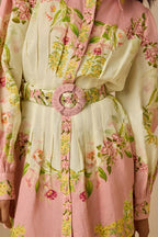 Dress Belt Pink Floral