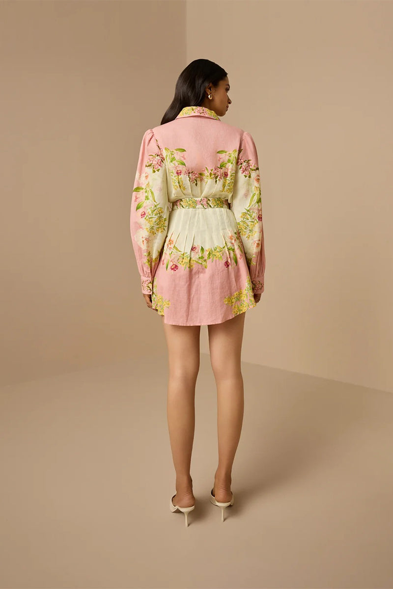 Dress Belt Pink Floral