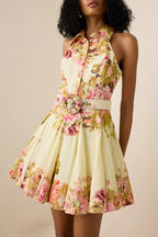 Dress Belt Ivory Mix