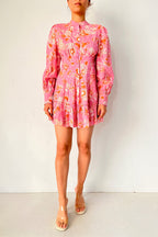 Shirt With Belt Pink