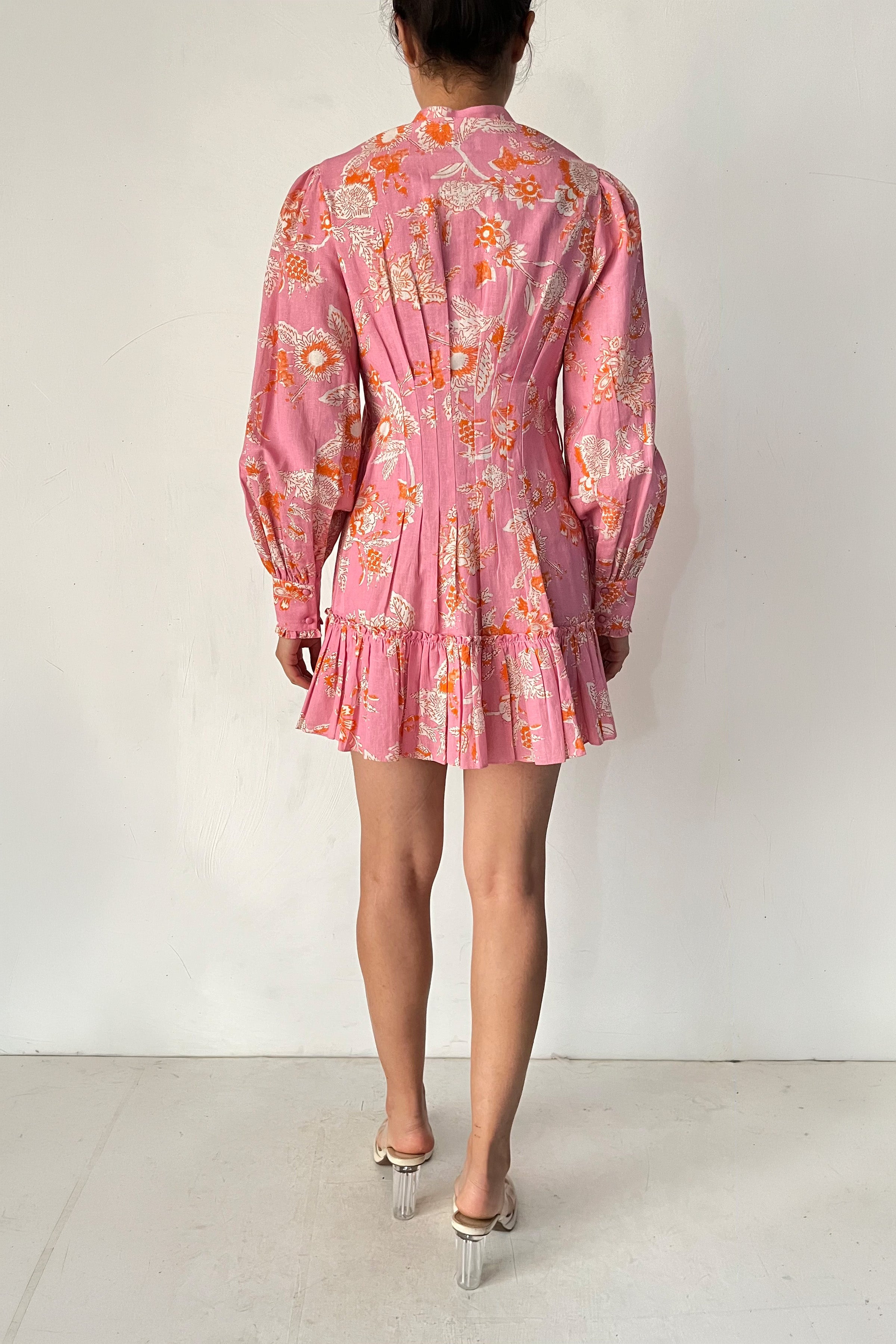 Shirt With Belt Pink