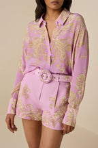 Shorts Belt Lilac