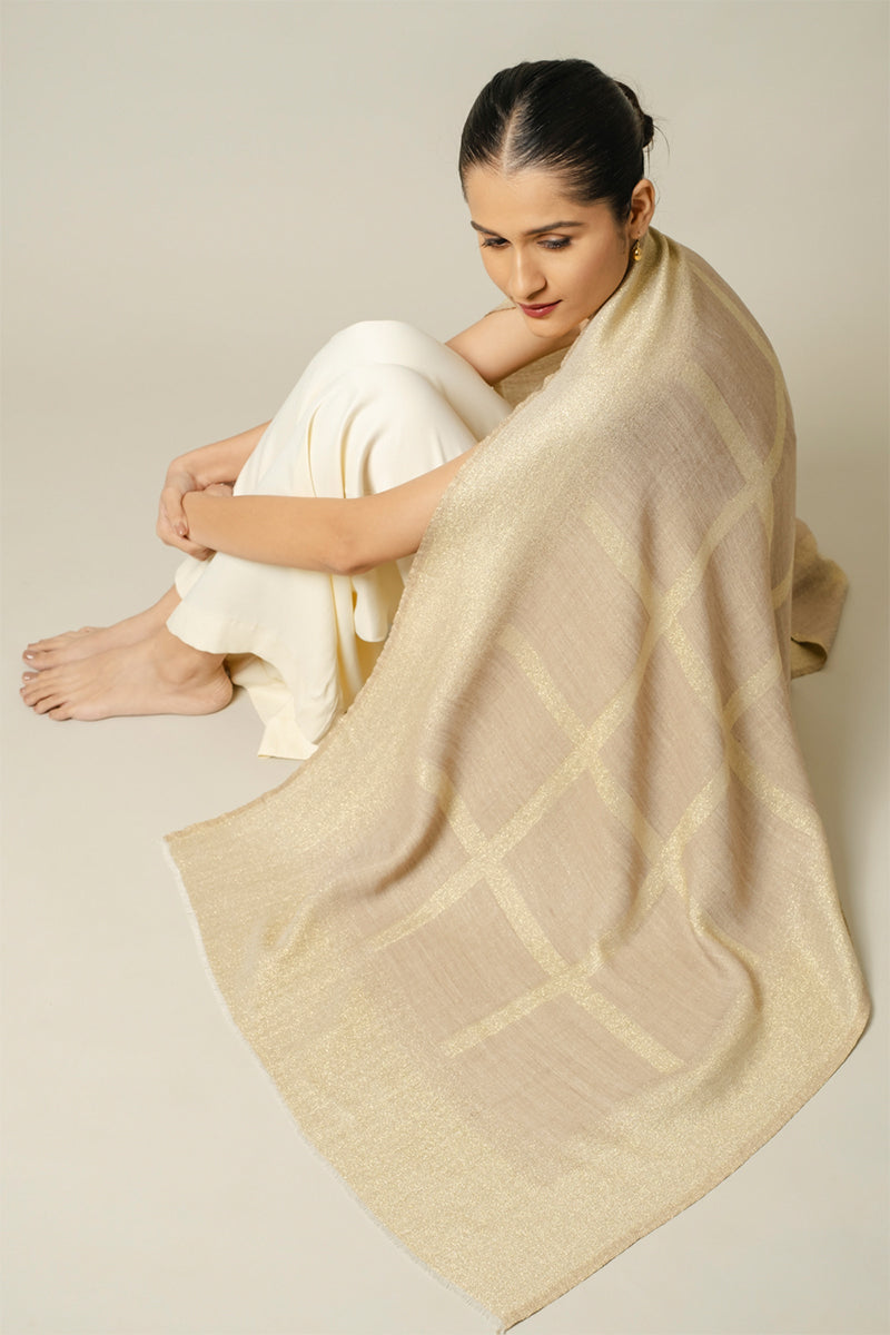 SHAWL IVORY