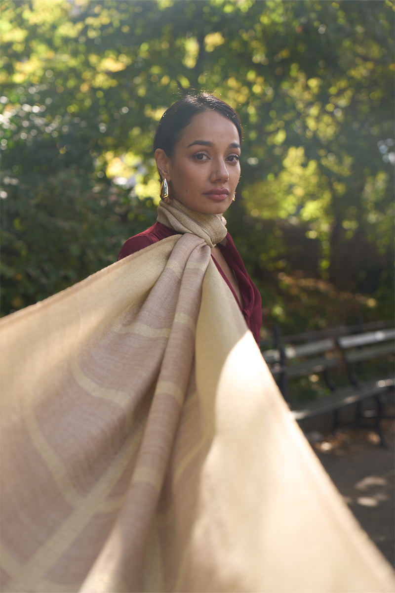 SHAWL IVORY