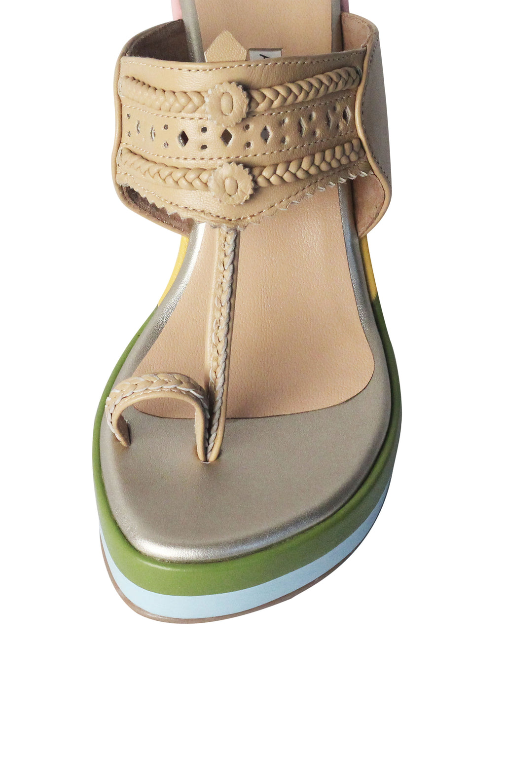Pastel Multicolour  Wedge Heels