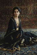 Anarkali Dupatta Churidar Black