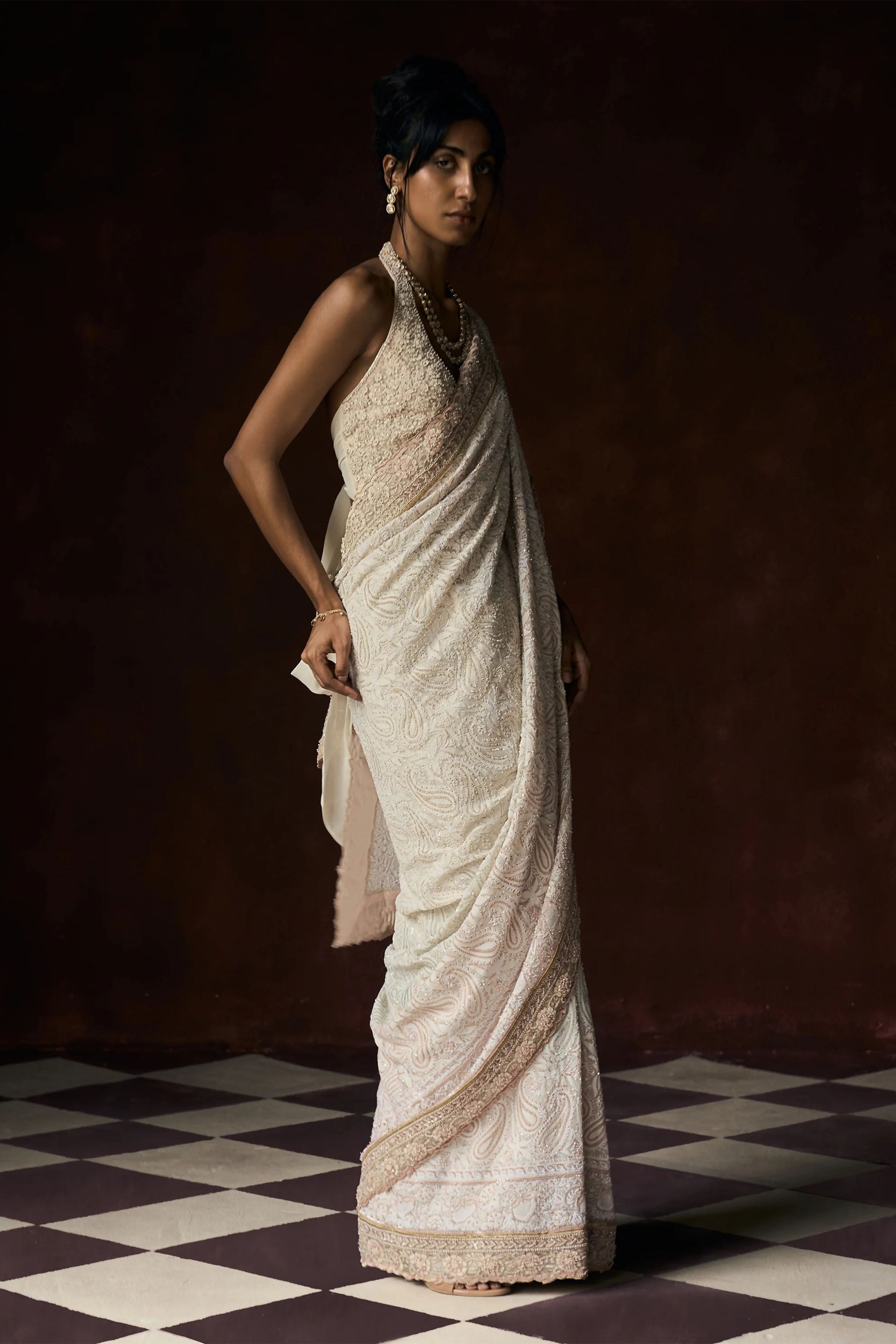 saree-p Coat Off White