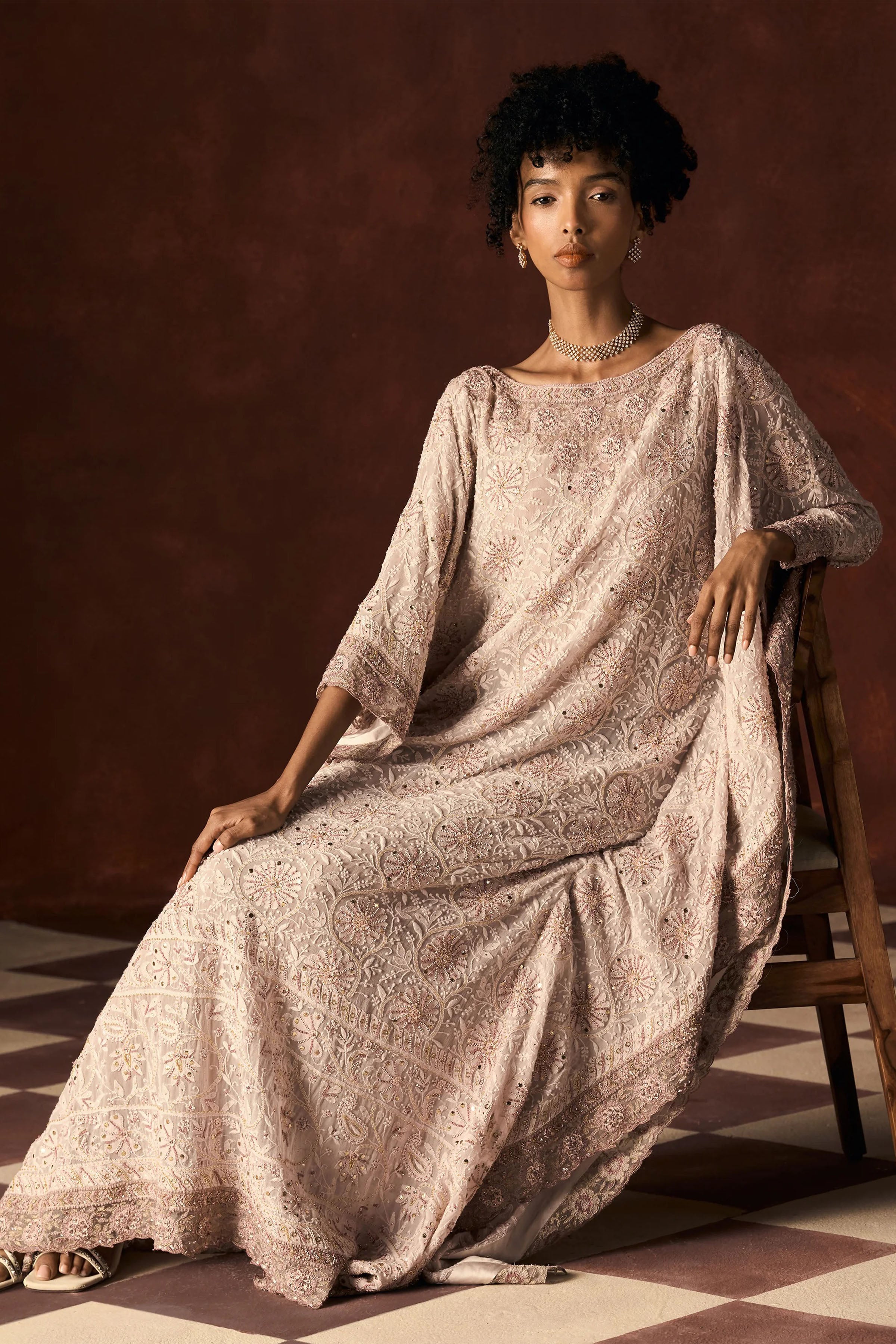 Kaftan Pant Mauve