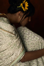 Lehenga Blouse Dupatta Green