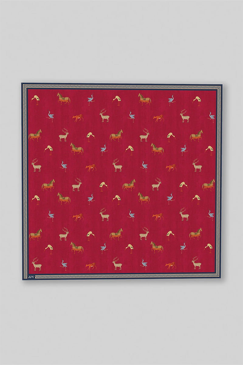 Pocket Square Red