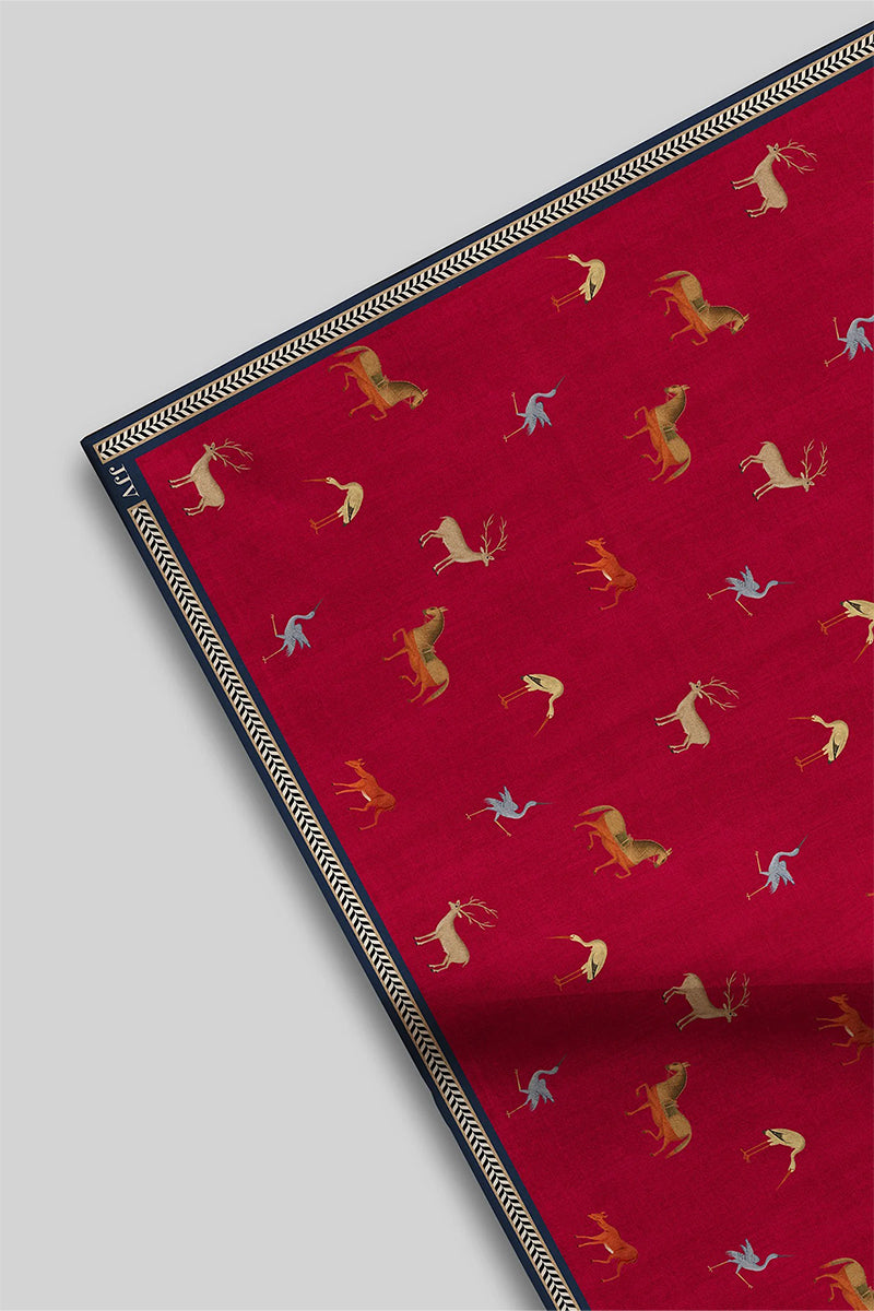 Pocket Square Red