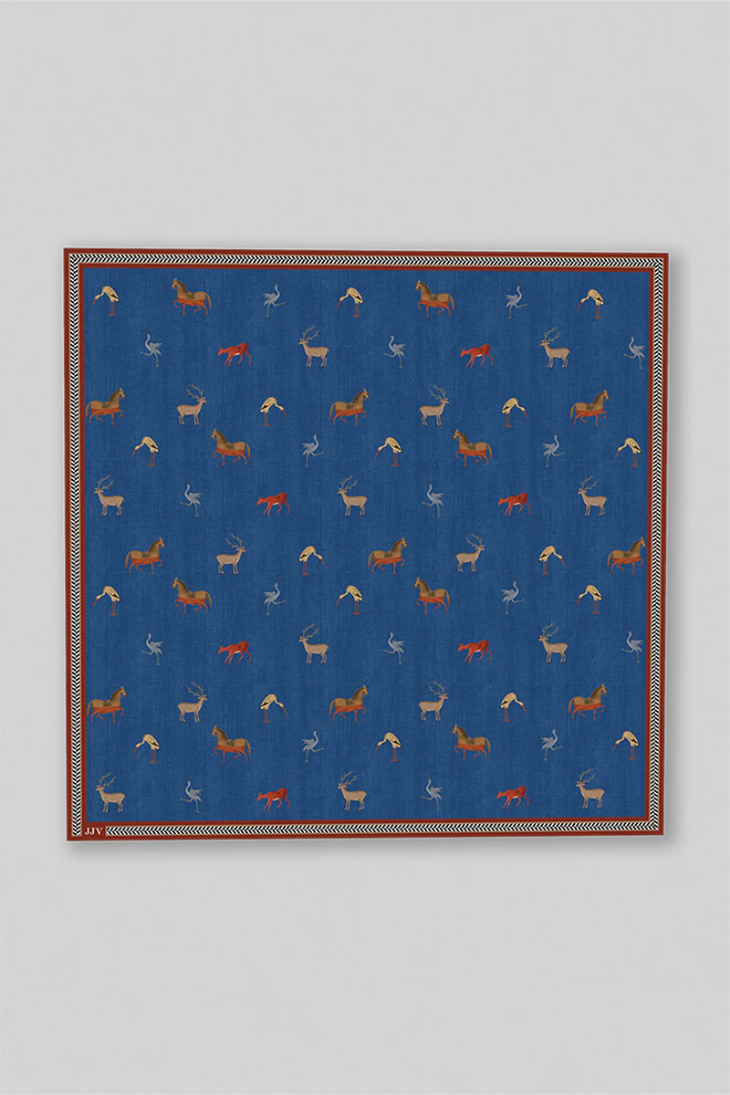 Pocket Square Blue