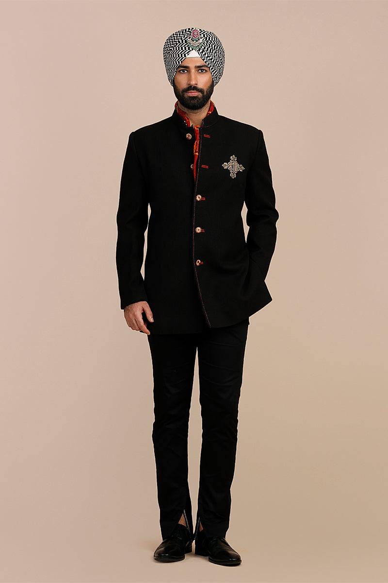 Bandhgala Black