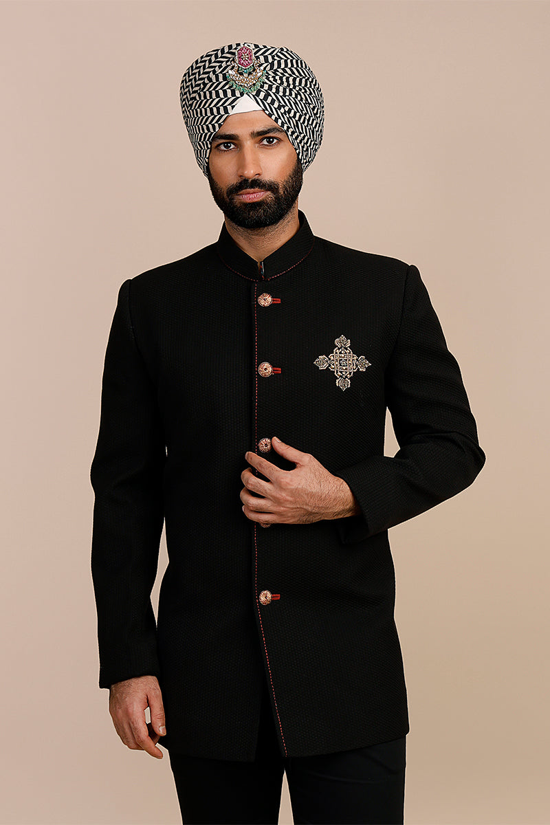 Bandhgala Black