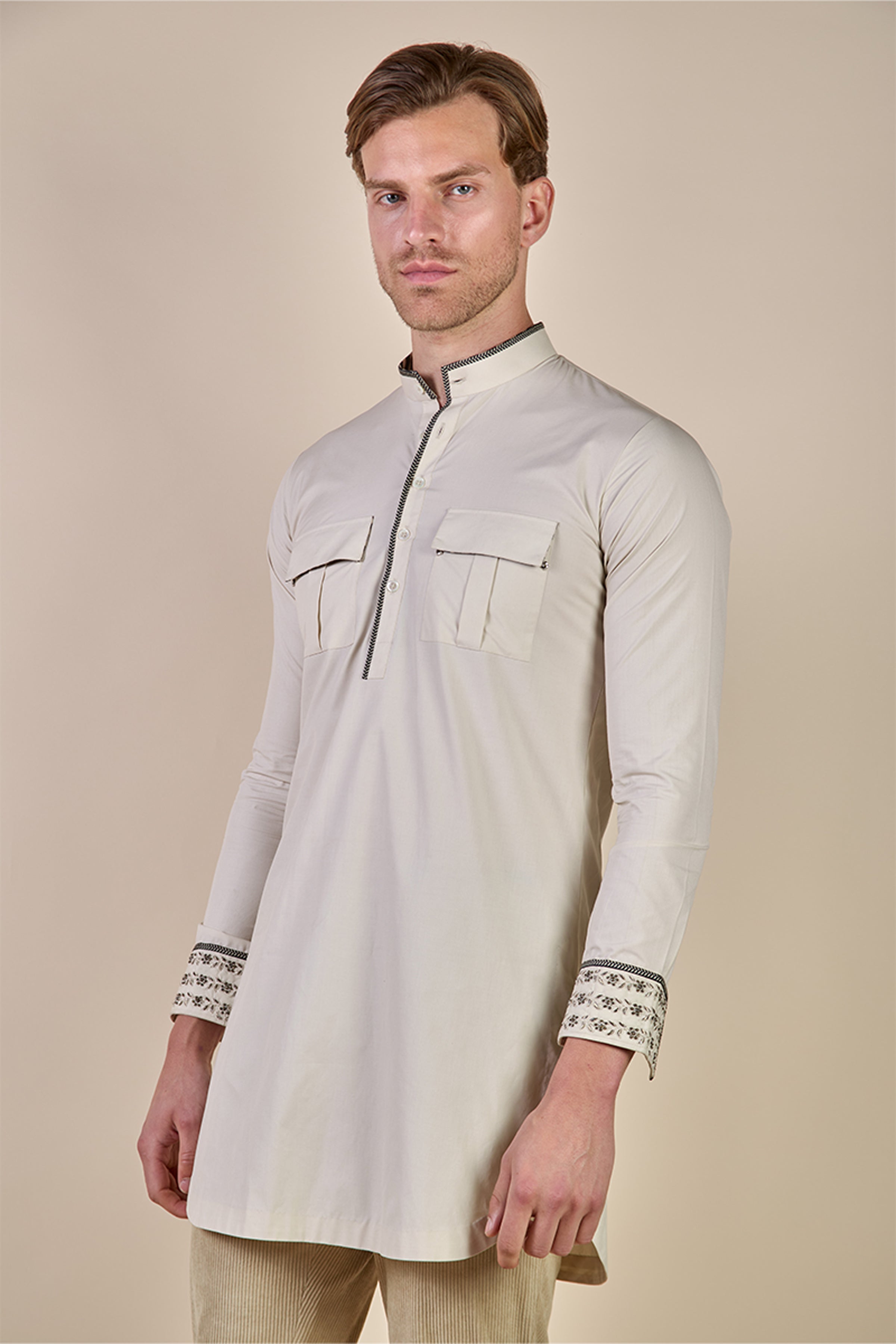 JJ VALAYA KURTA IVORY