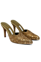 Dull Gold Pencil Heels