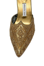 Dull Gold Pencil Heels