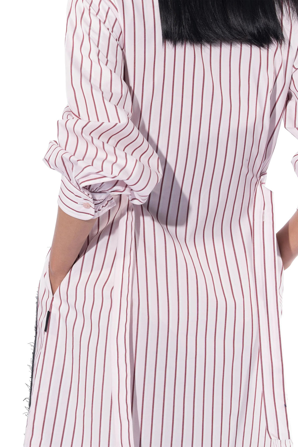 Dress Grey And Pink Striper