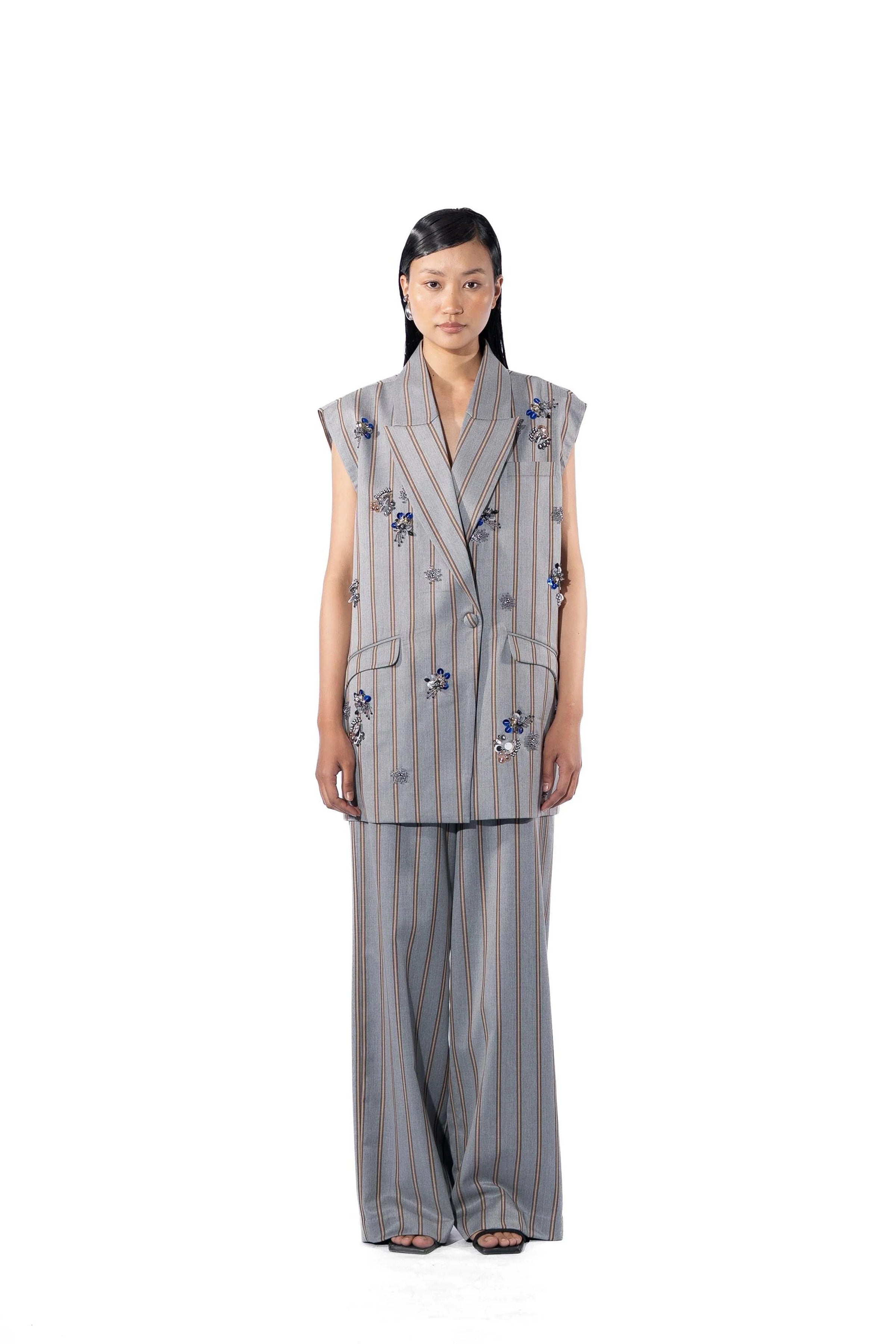 Pant Grey Striper