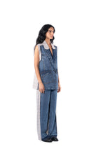 Pant Blue And Striper