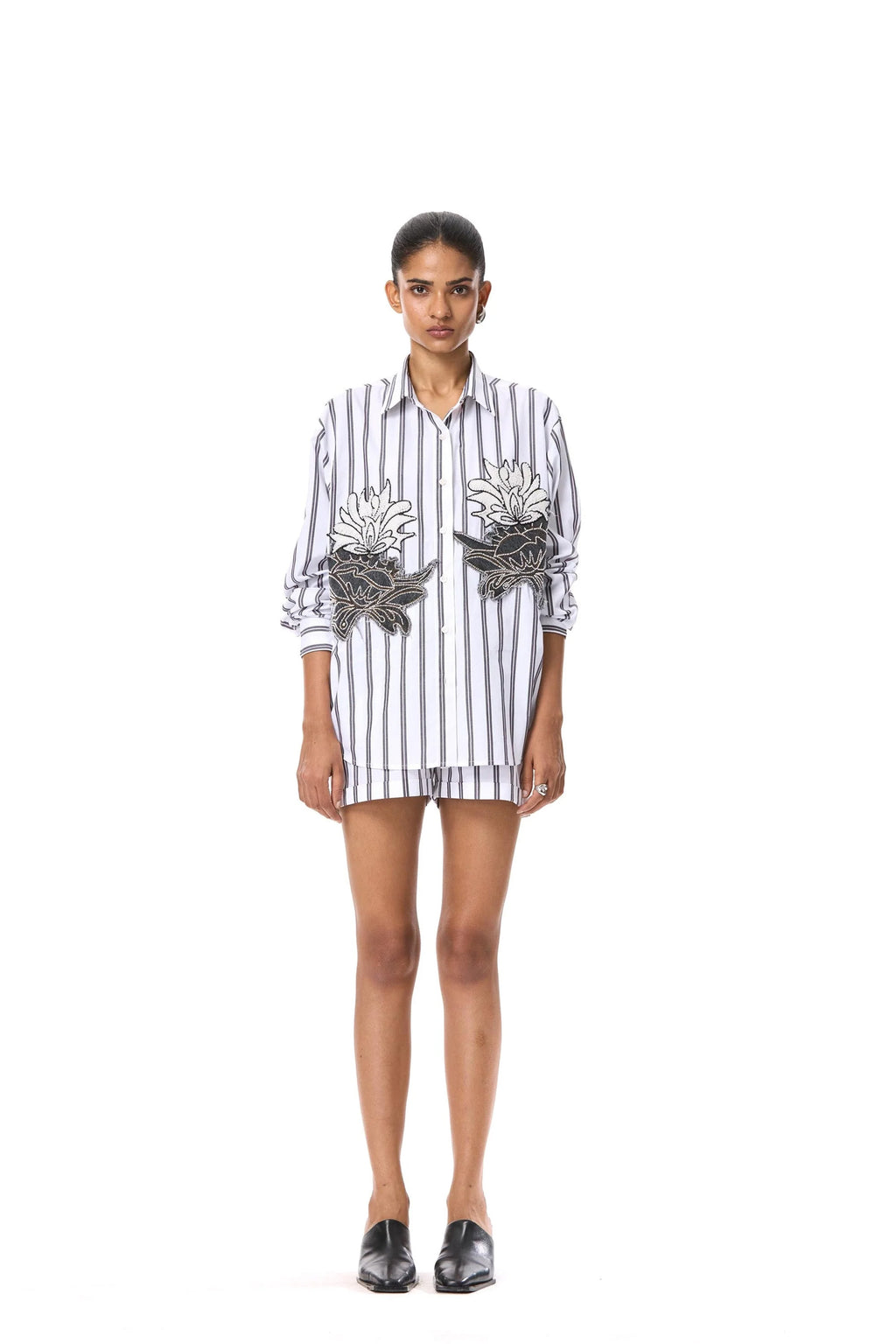 Shirt White Striper