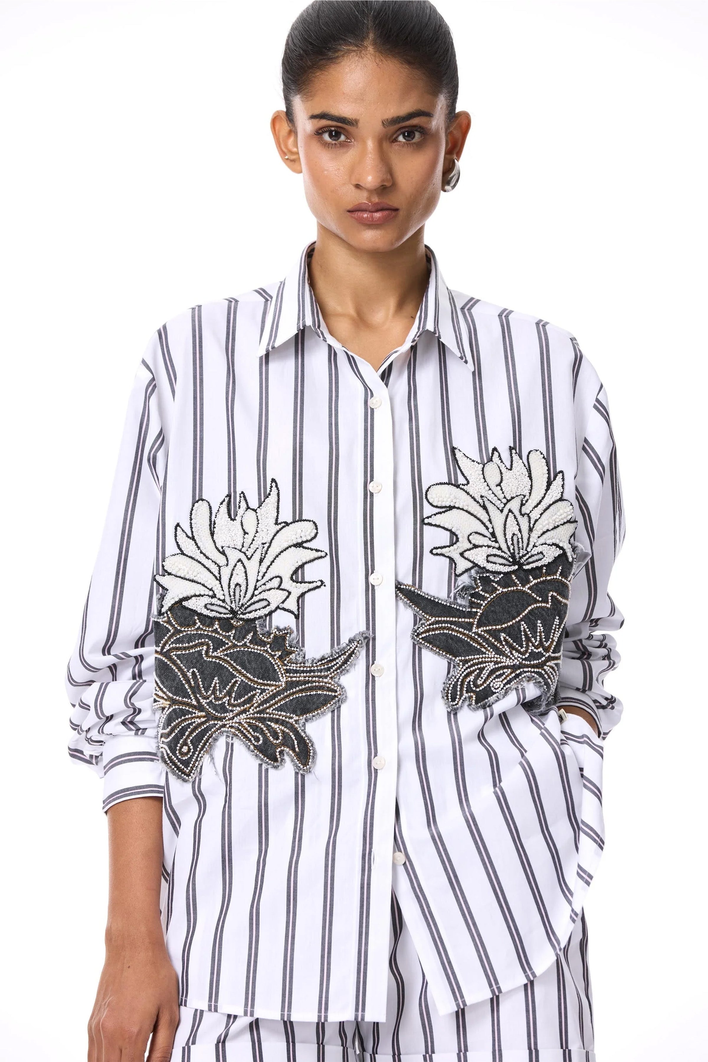 Shirt White Striper