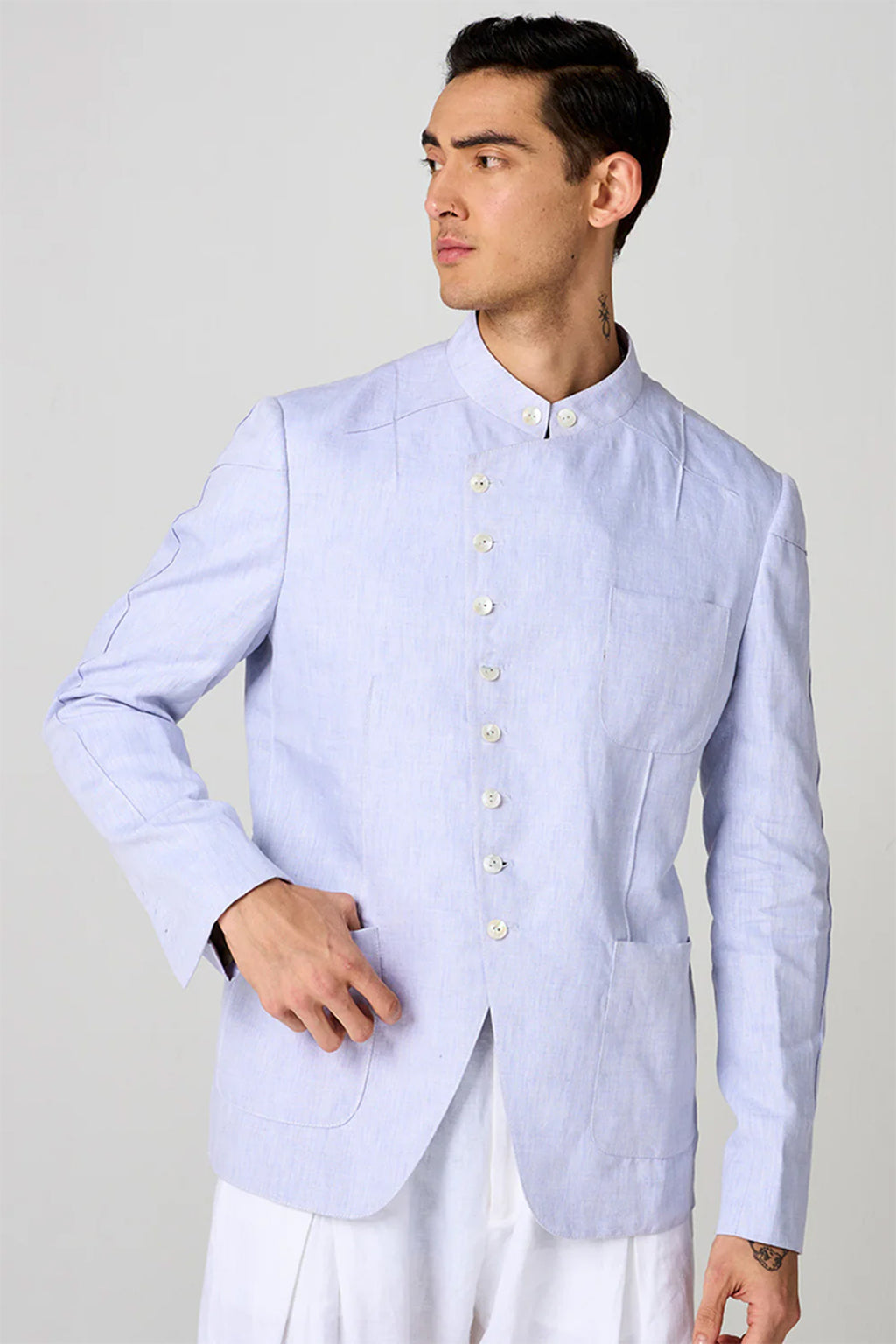 JACKET POWDER BLUE