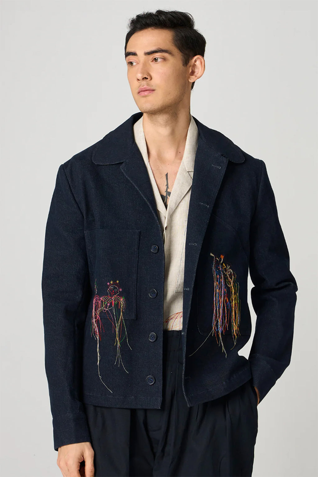 JACKET DENIM BLUE