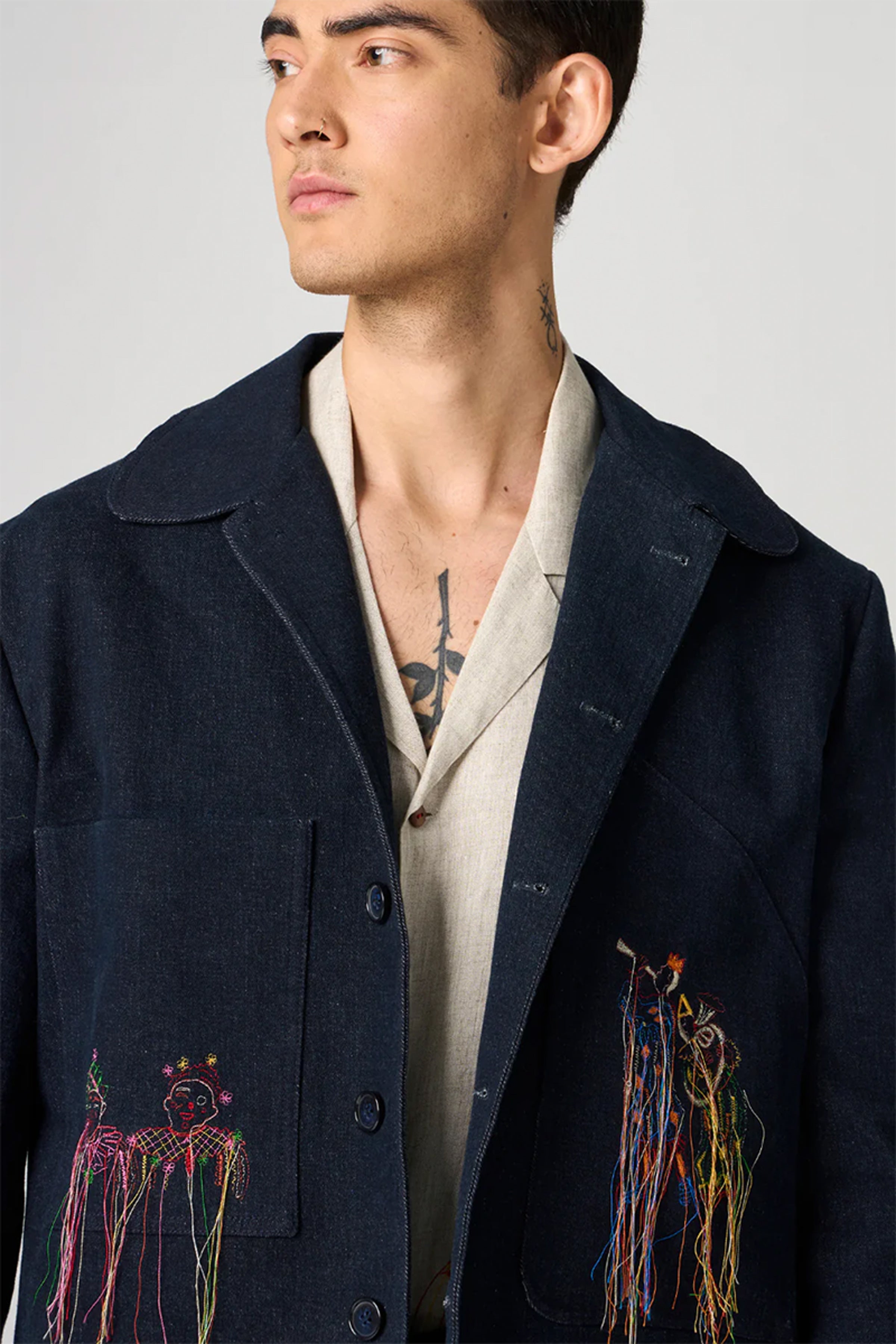 JACKET DENIM BLUE