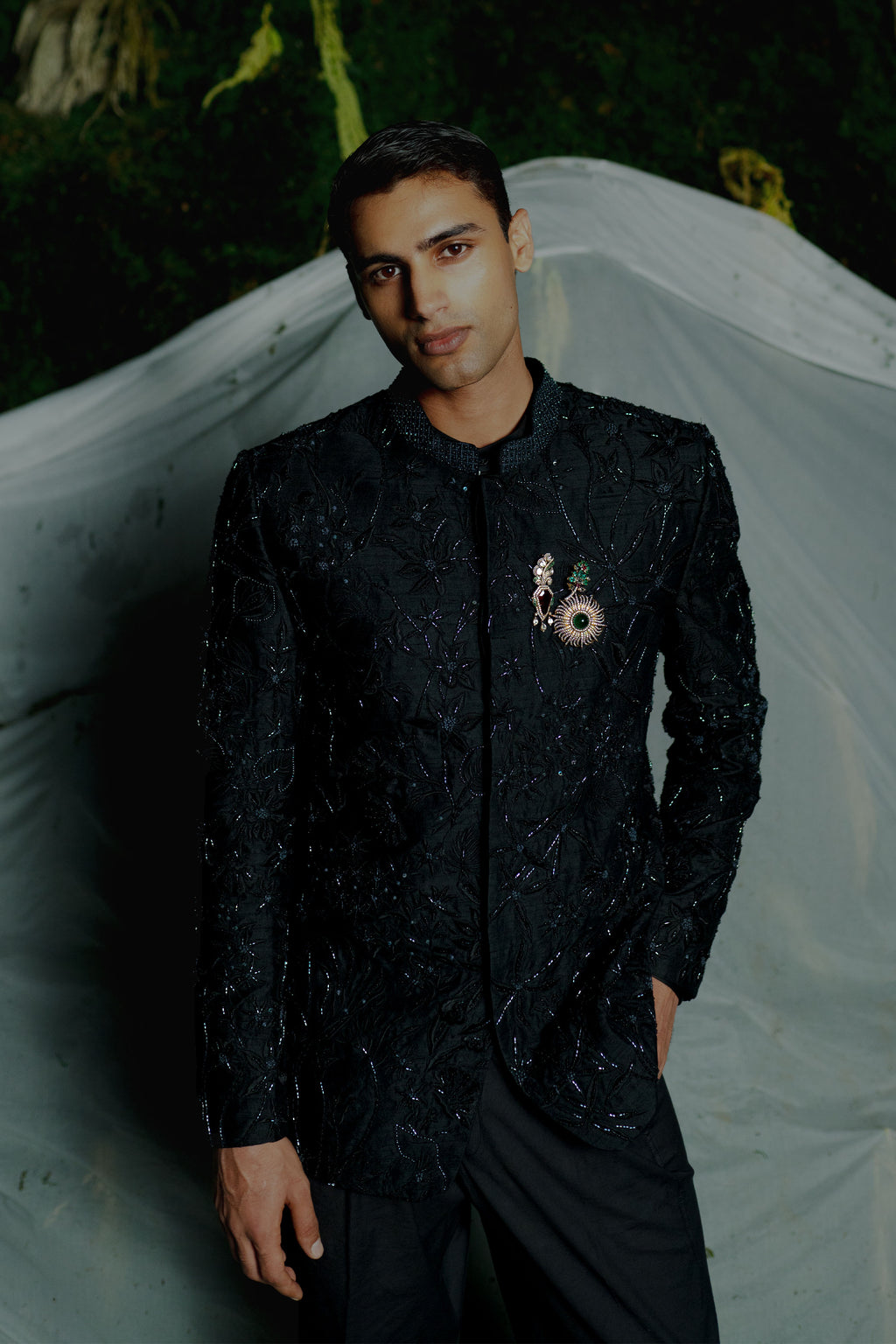 Bandhgala Kurta Pant Black