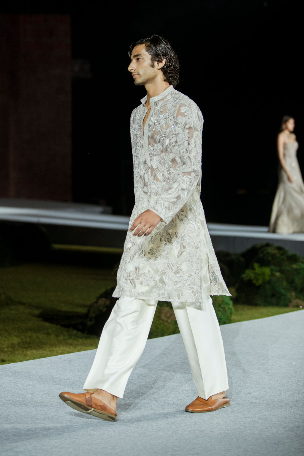 Kurta Pant Champange