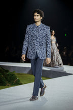 Bandhgala Kurta Pant Navy Blue
