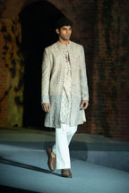 Sherwani Kurta Pant Champagne