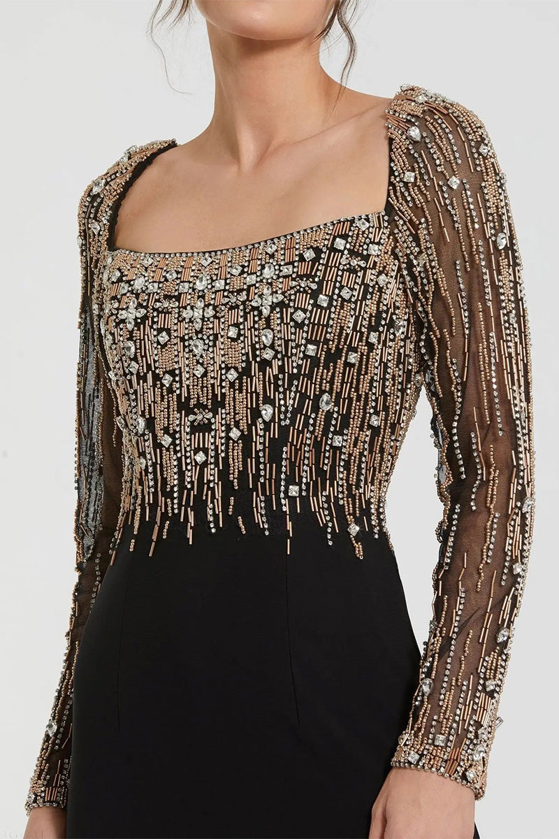 Dress Black Gold