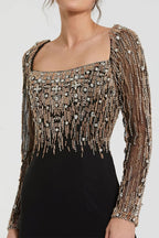 Dress Black Gold