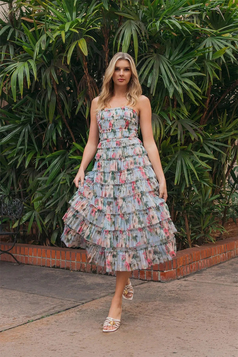 Dress Blue Multi