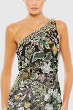 Gown Black Multi