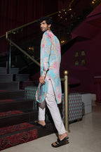 MAHIMA MAHAJAN KURTA PANT AQUA