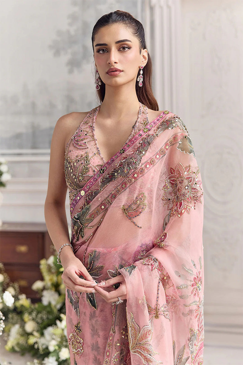 Drape Saree Blouse Blush Pink