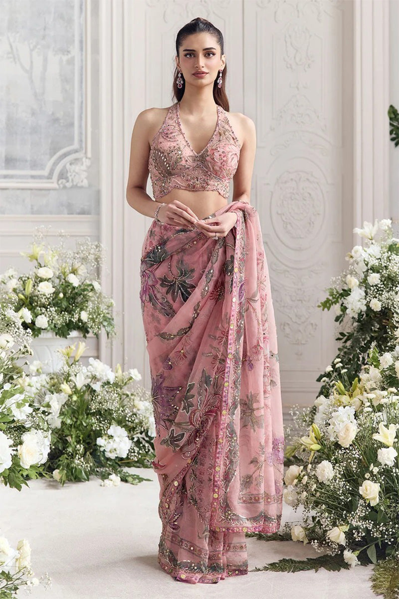 Drape Saree Blouse Blush Pink