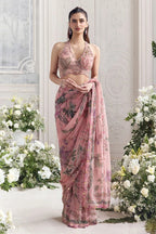 Drape Saree Blouse Blush Pink
