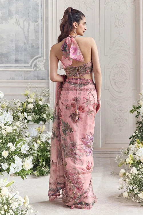 Drape Saree Blouse Blush Pink