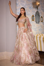 LEHENGA BLOUSE DUPATTA IVORY