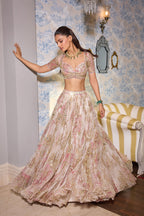 LEHENGA BLOUSE DUPATTA IVORY