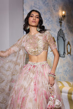 LEHENGA BLOUSE DUPATTA IVORY