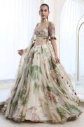 Lehenga Blouse Dupatta Ivory-Multi